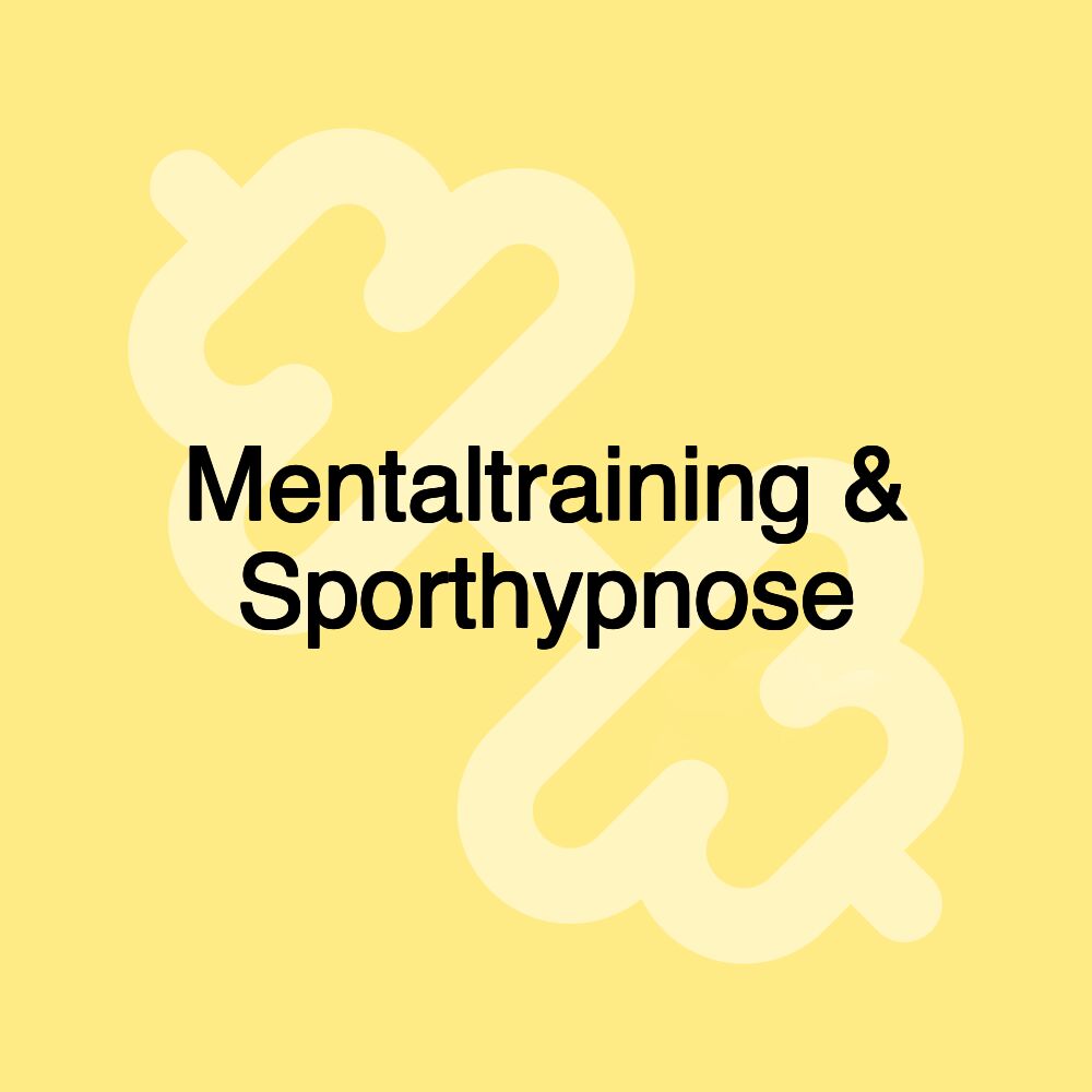 Mentaltraining & Sporthypnose