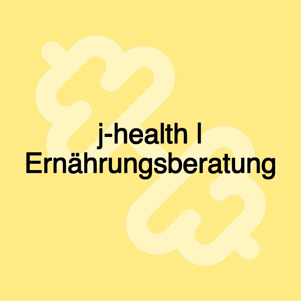 j-health | Ernährungsberatung