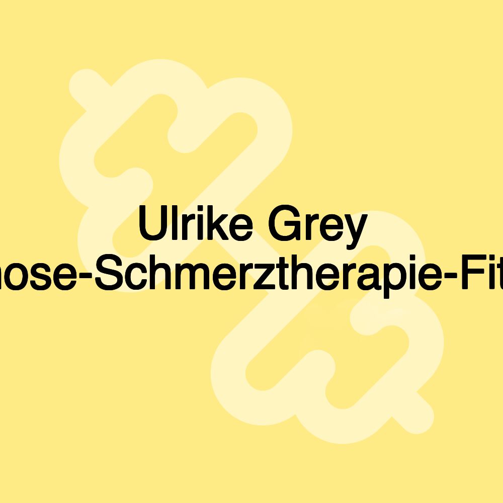 Ulrike Grey Hypnose-Schmerztherapie-Fitness