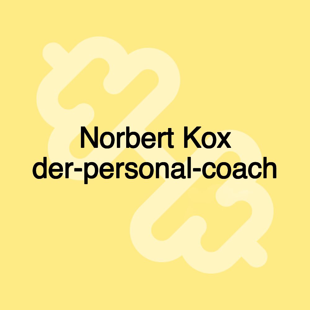 Norbert Kox der-personal-coach