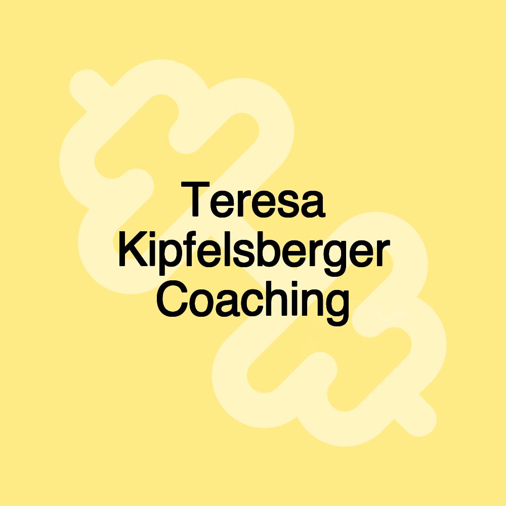 Teresa Kipfelsberger Coaching