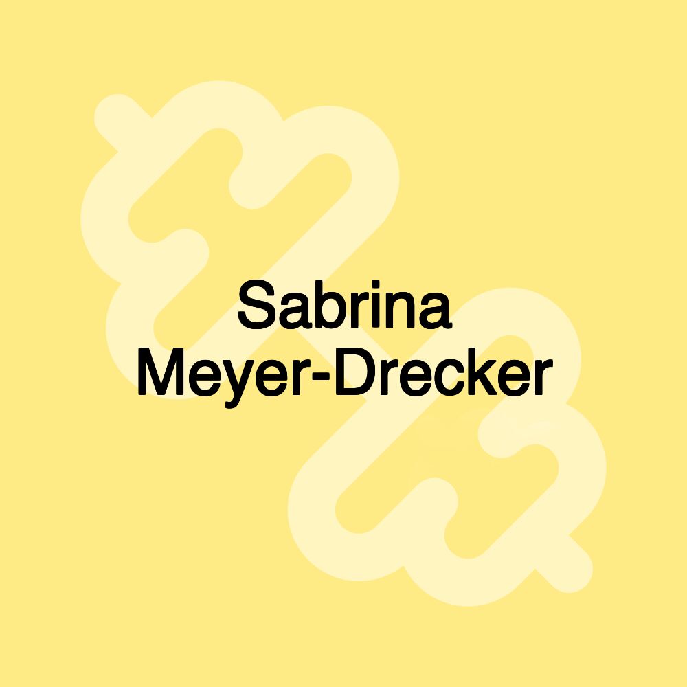 Sabrina Meyer-Drecker