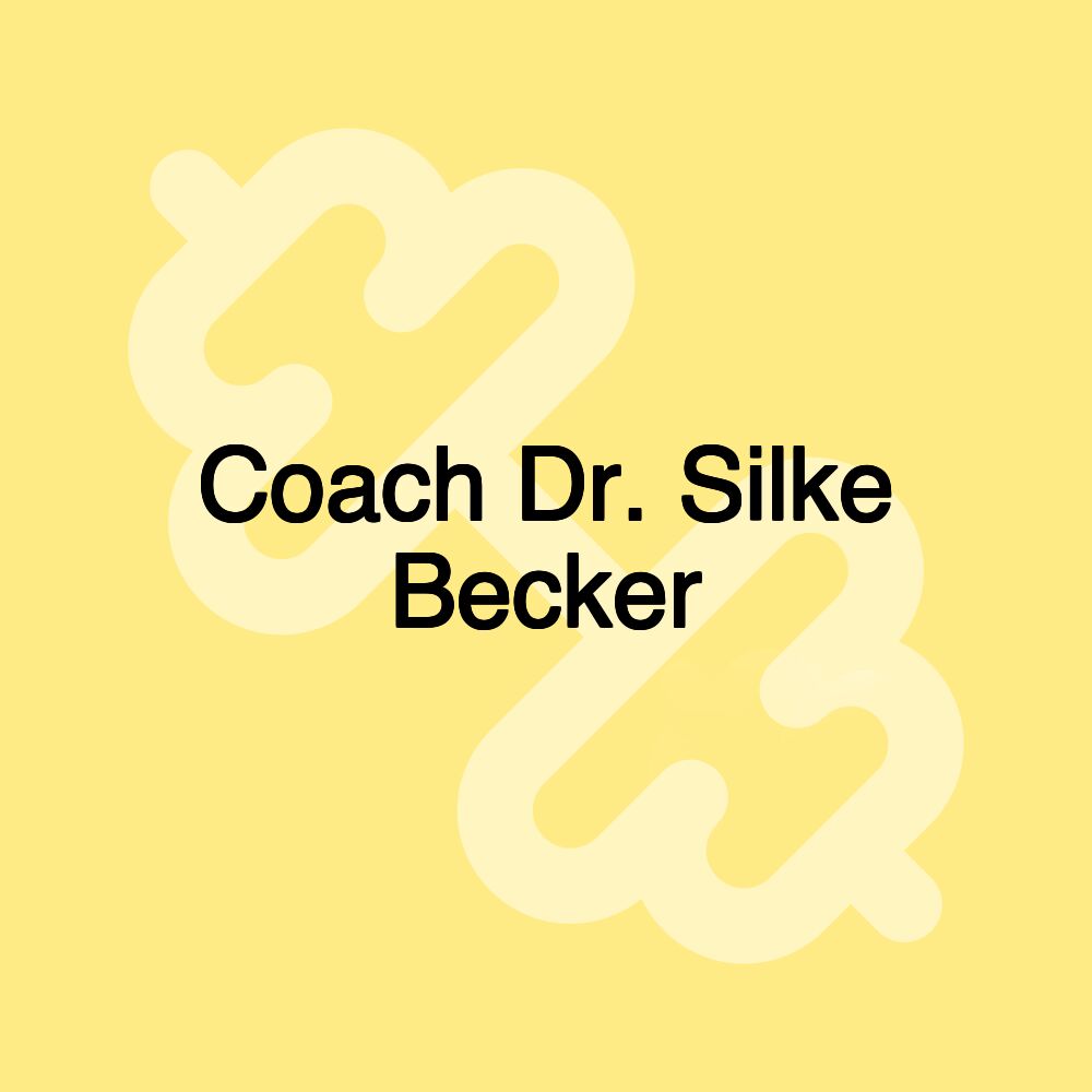 Coach Dr. Silke Becker