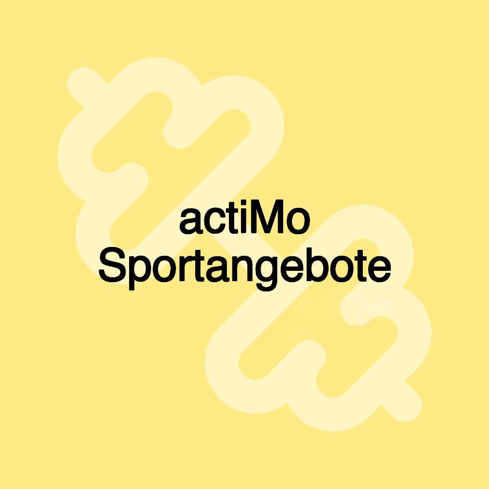 actiMo Sportangebote