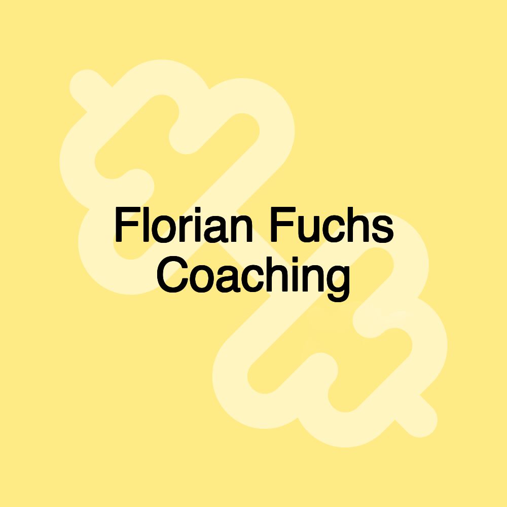 Florian Fuchs Coaching