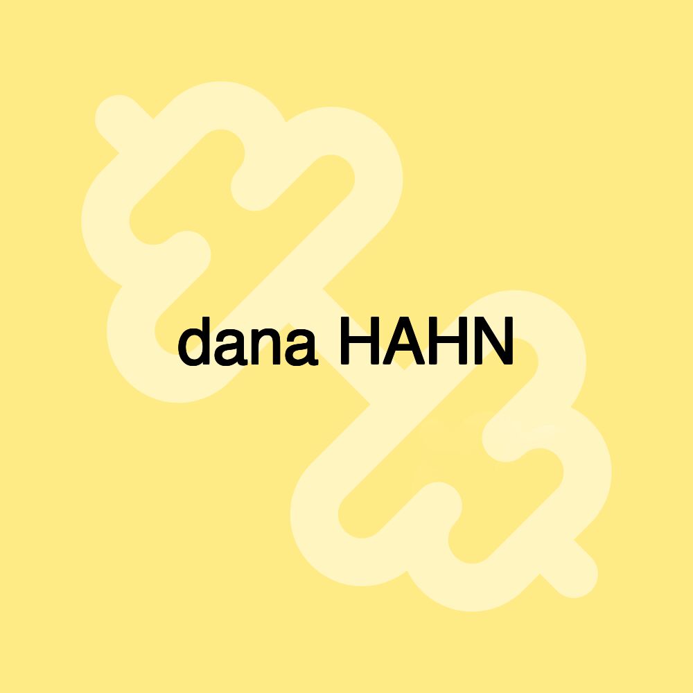 dana HAHN