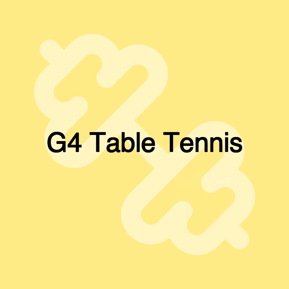 G4 Table Tennis