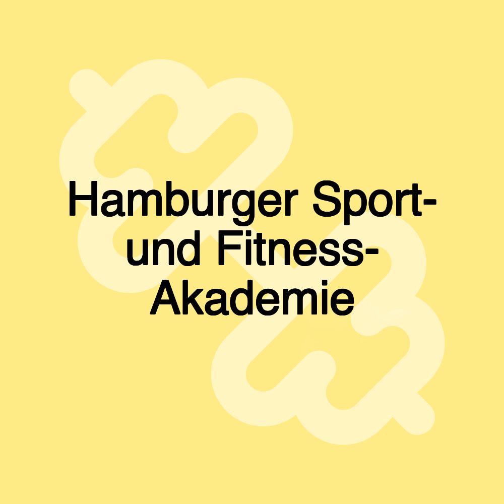 Hamburger Sport- und Fitness- Akademie