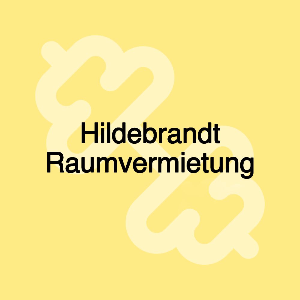 Hildebrandt Raumvermietung