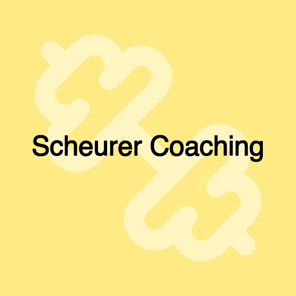 Scheurer Coaching