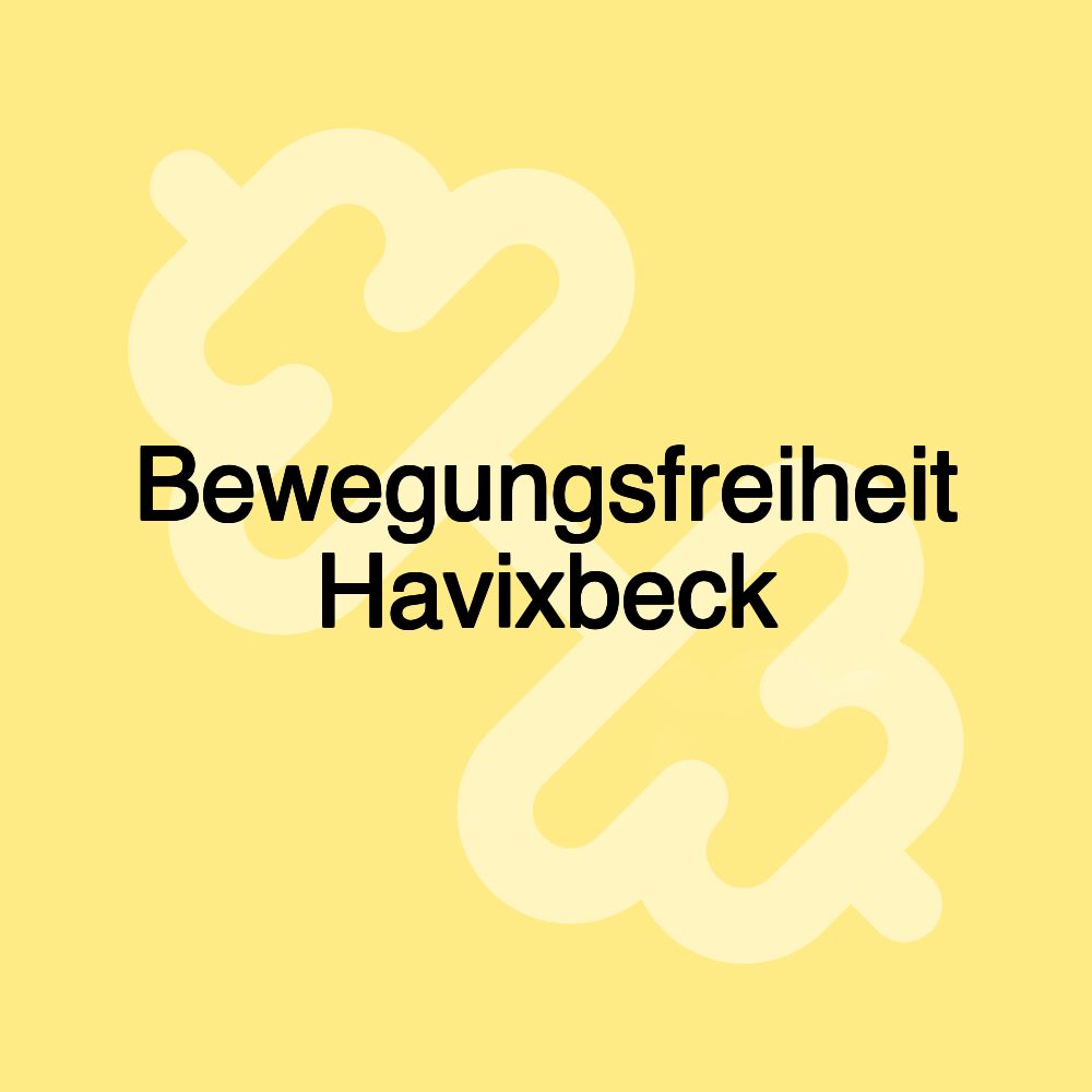 Bewegungsfreiheit Havixbeck