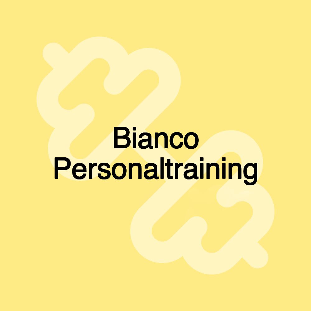 Bianco Personaltraining