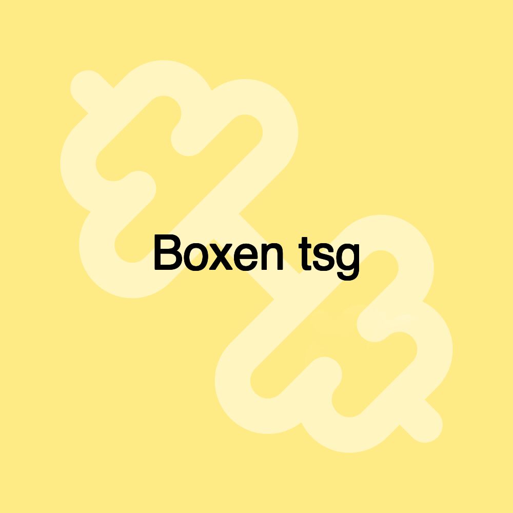 Boxen tsg