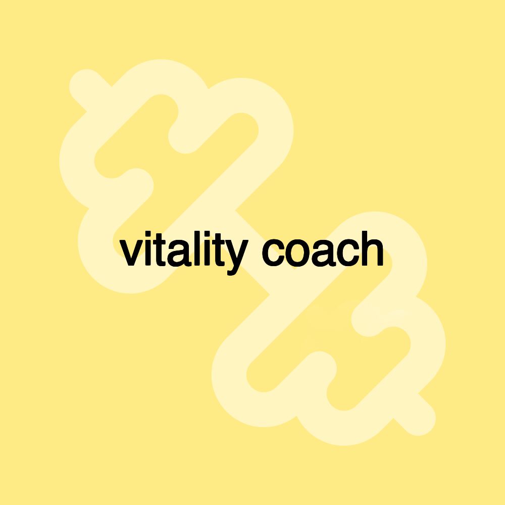 vitality coach