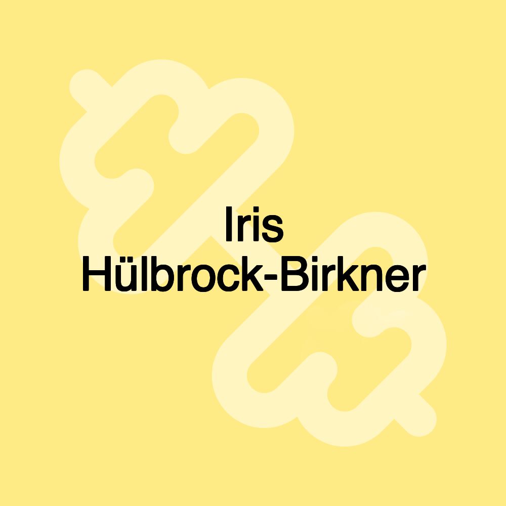 Iris Hülbrock-Birkner