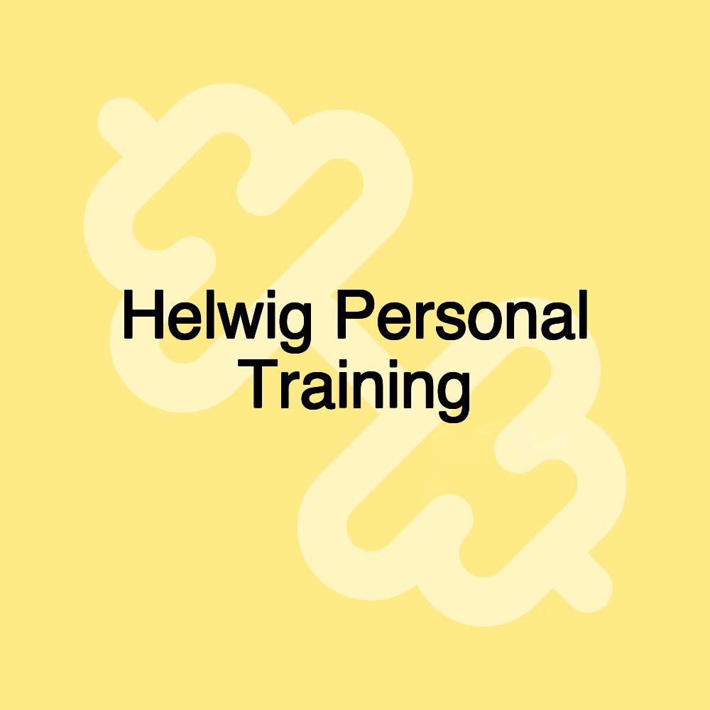 Helwig Personal Training