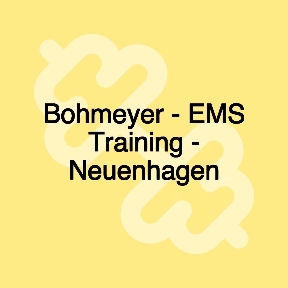 Bohmeyer - EMS Training - Neuenhagen