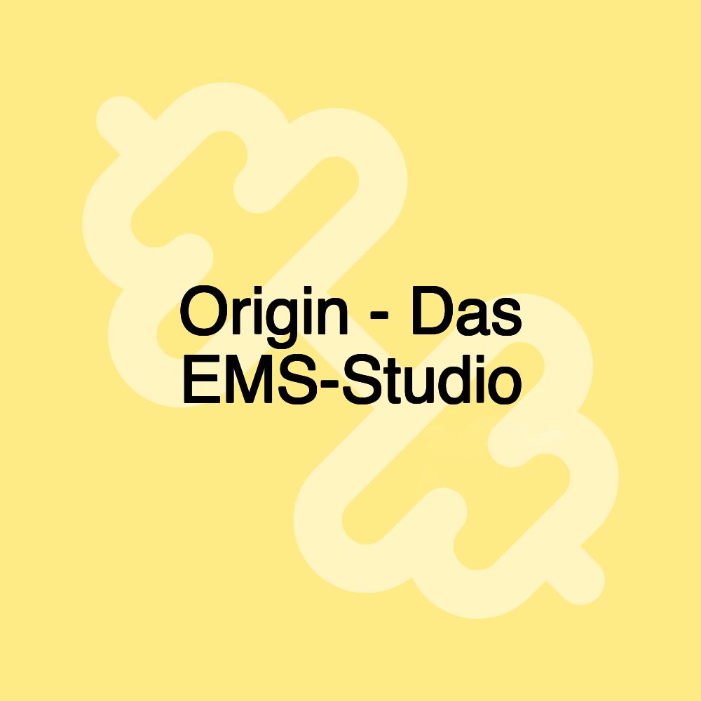 Origin - Das EMS-Studio