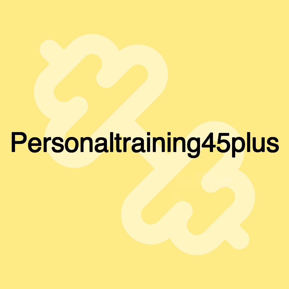 Personaltraining45plus