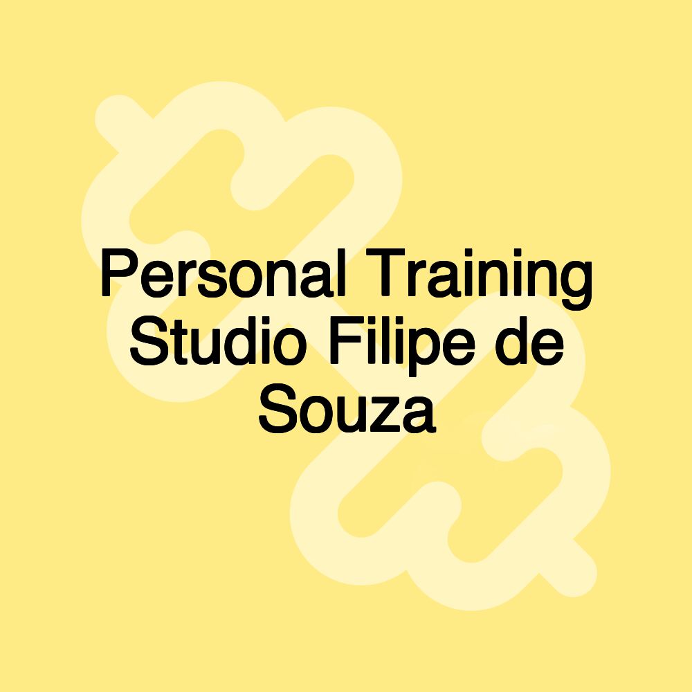 Personal Training Studio Filipe de Souza