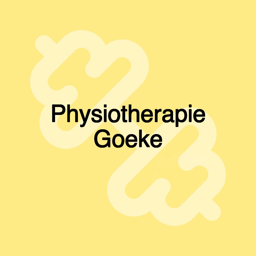 Physiotherapie Goeke