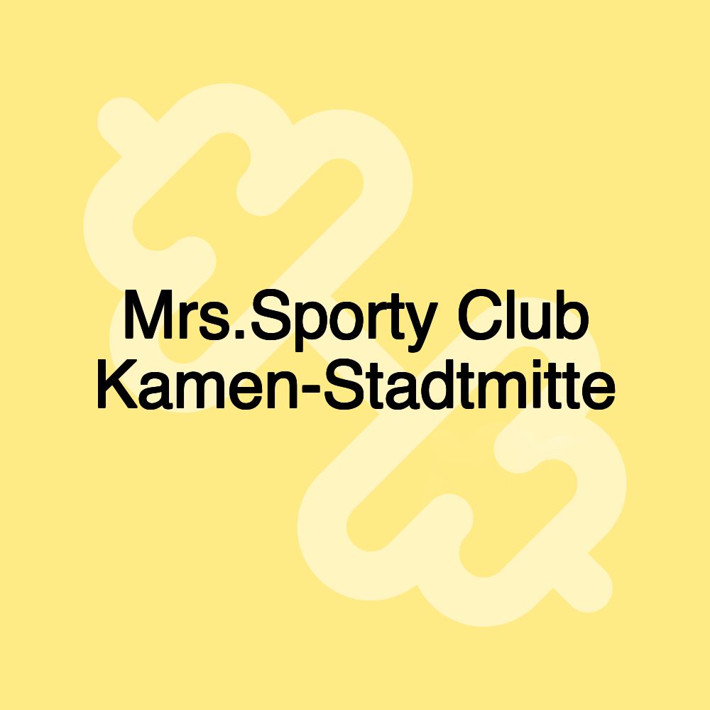 Mrs.Sporty Club Kamen-Stadtmitte