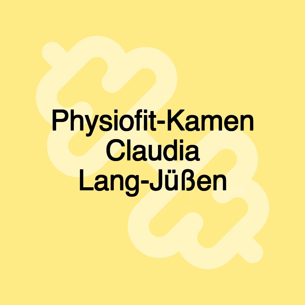 Physiofit-Kamen Claudia Lang-Jüßen