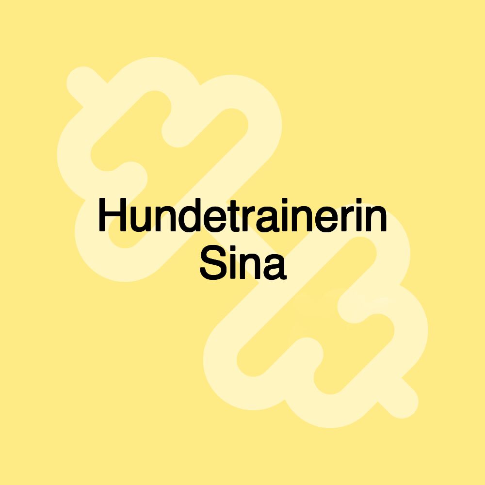 Hundetrainerin Sina