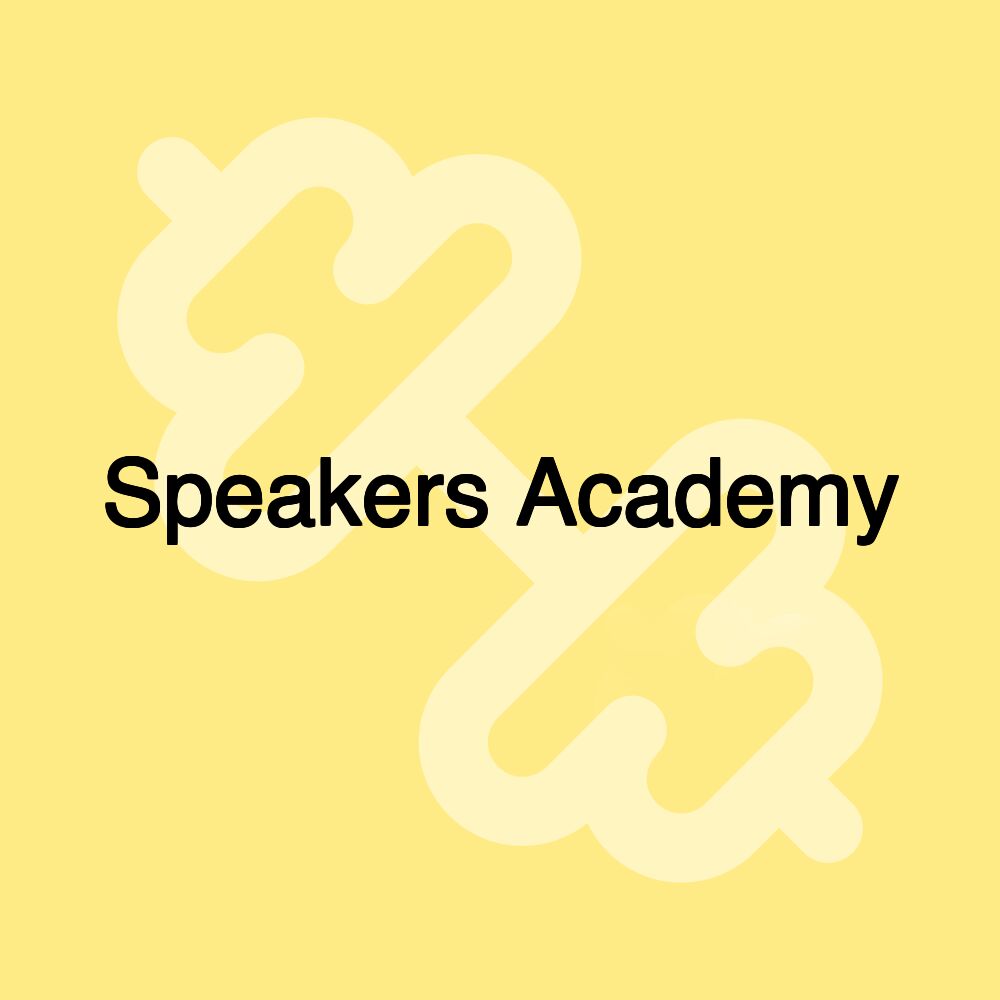 Speakers Academy