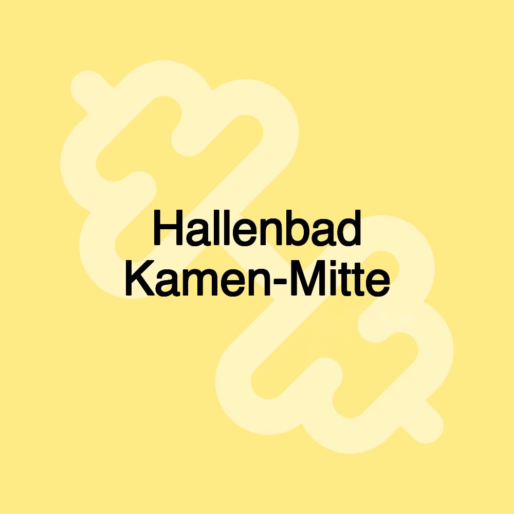 Hallenbad Kamen-Mitte