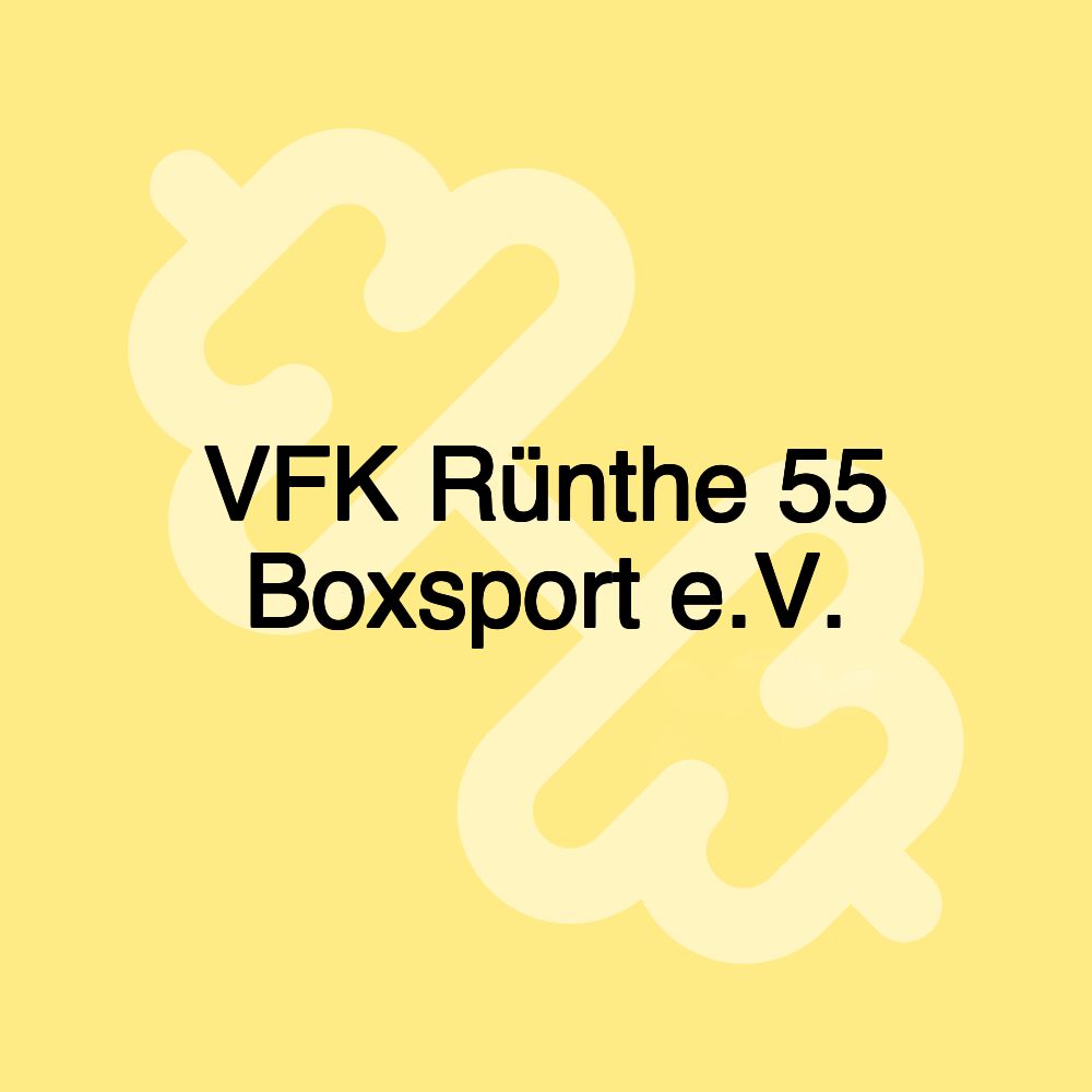 VFK Rünthe 55 Boxsport e.V.