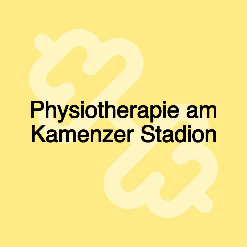 Physiotherapie am Kamenzer Stadion