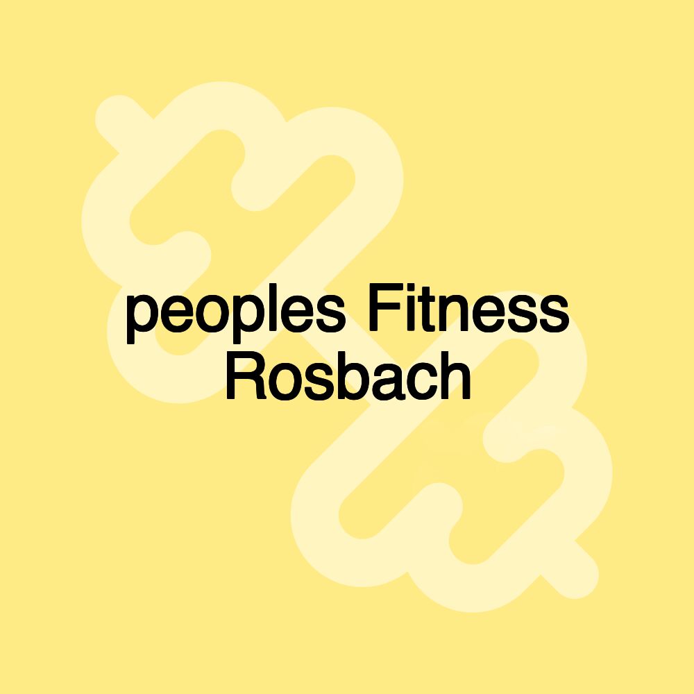 peoples Fitness Rosbach