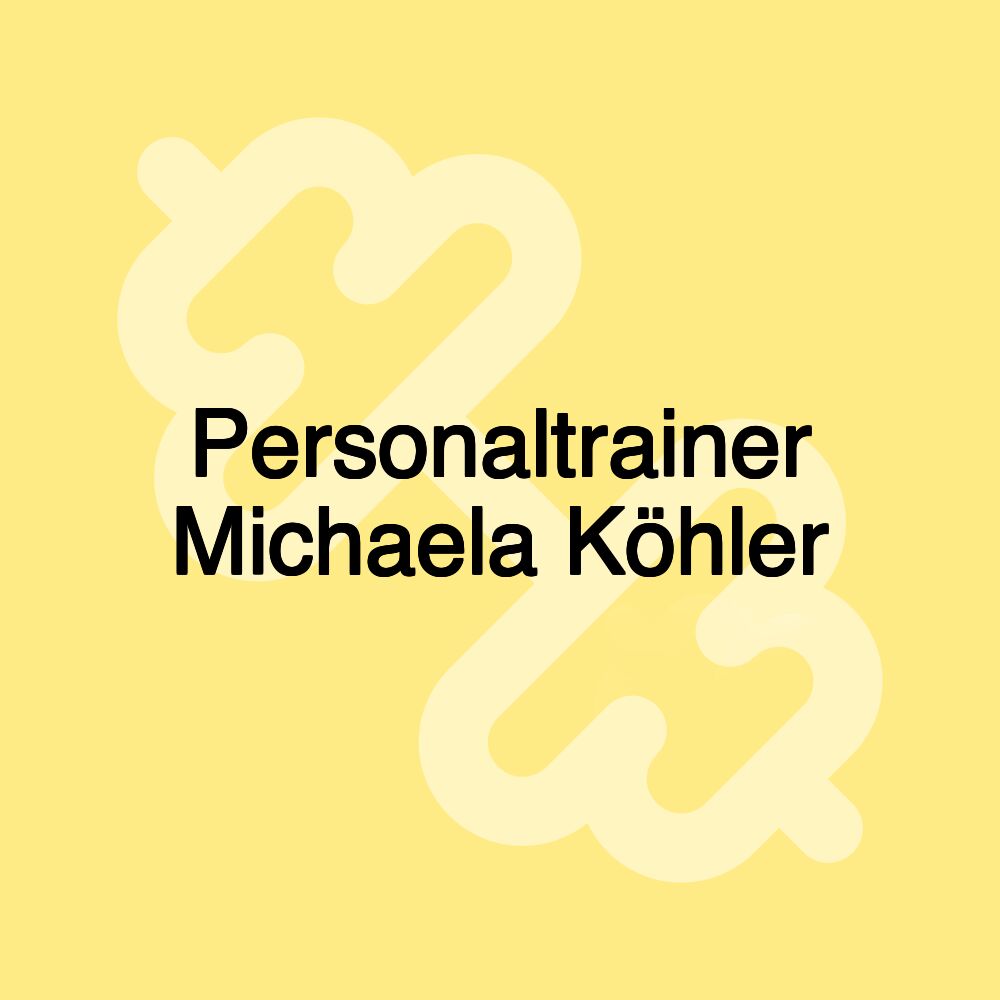 Personaltrainer Michaela Köhler