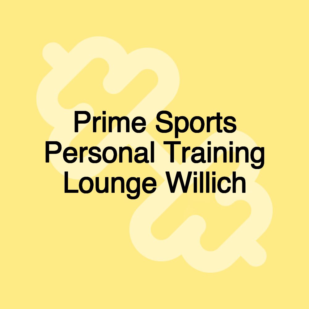 Prime Sports Personal Training Lounge Willich