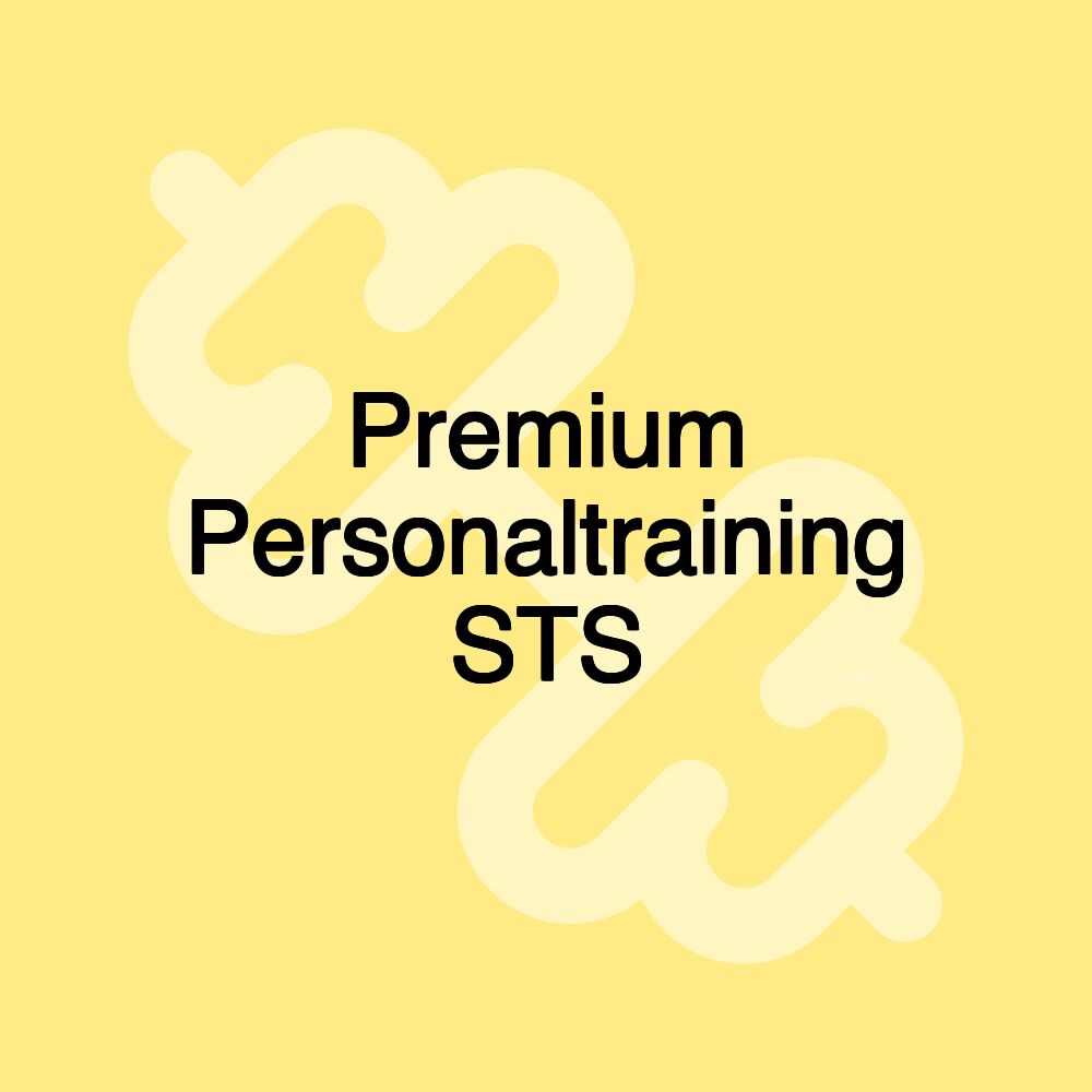 Premium Personaltraining STS