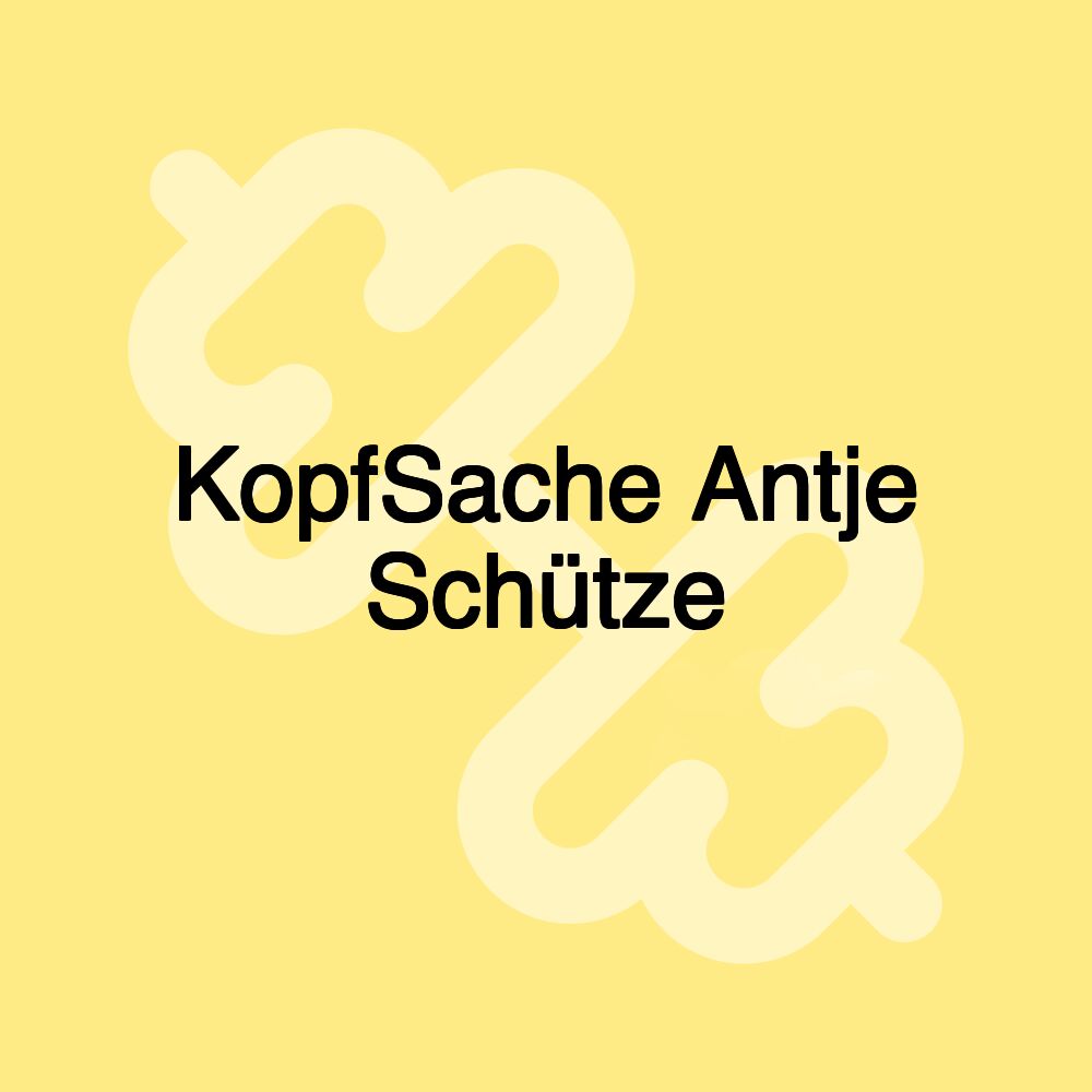 KopfSache Antje Schütze