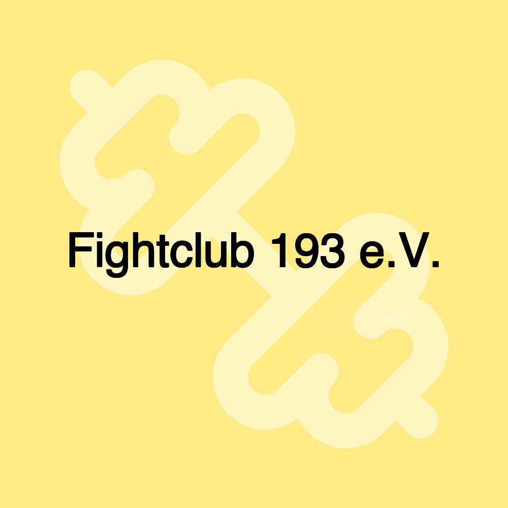 Fightclub 193 e.V.