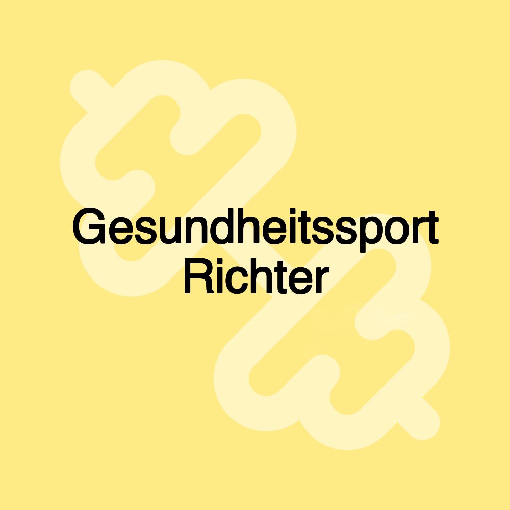 Gesundheitssport Richter