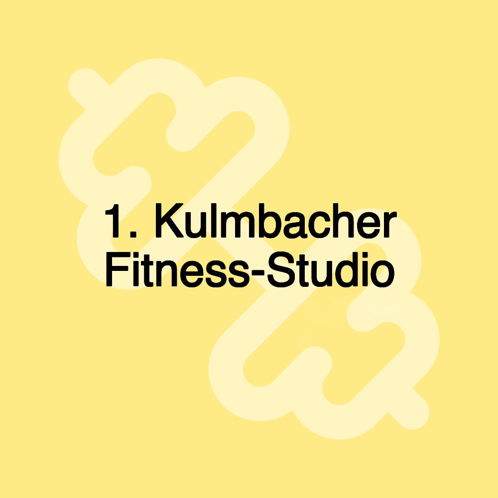 1. Kulmbacher Fitness-Studio