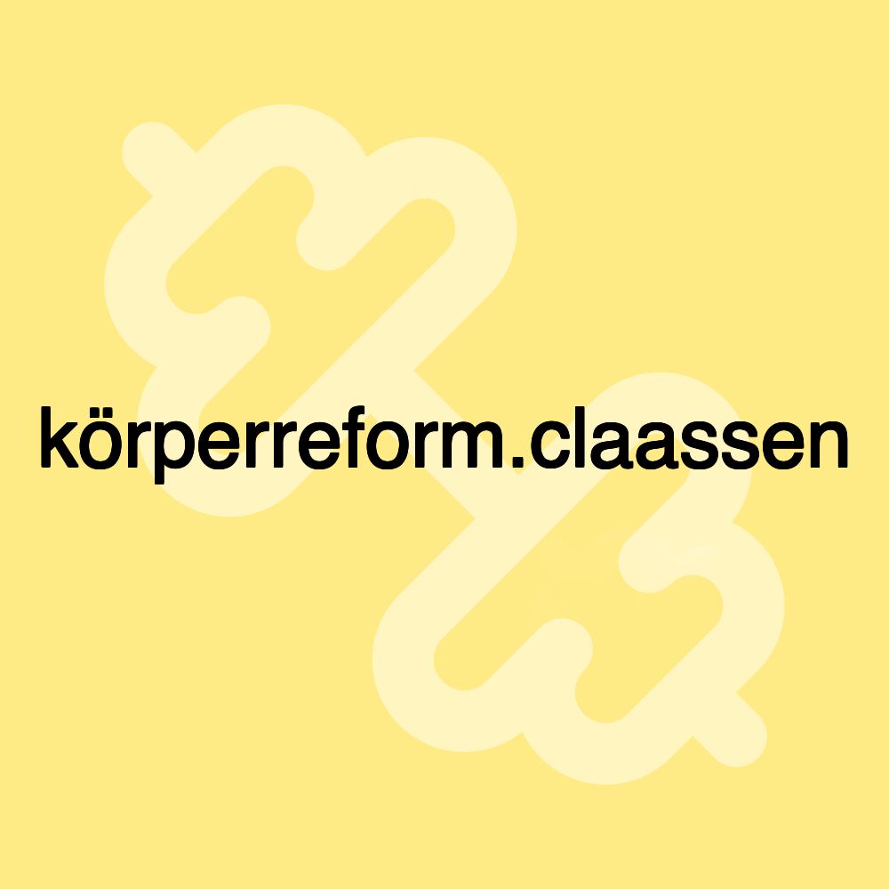 körperreform.claassen