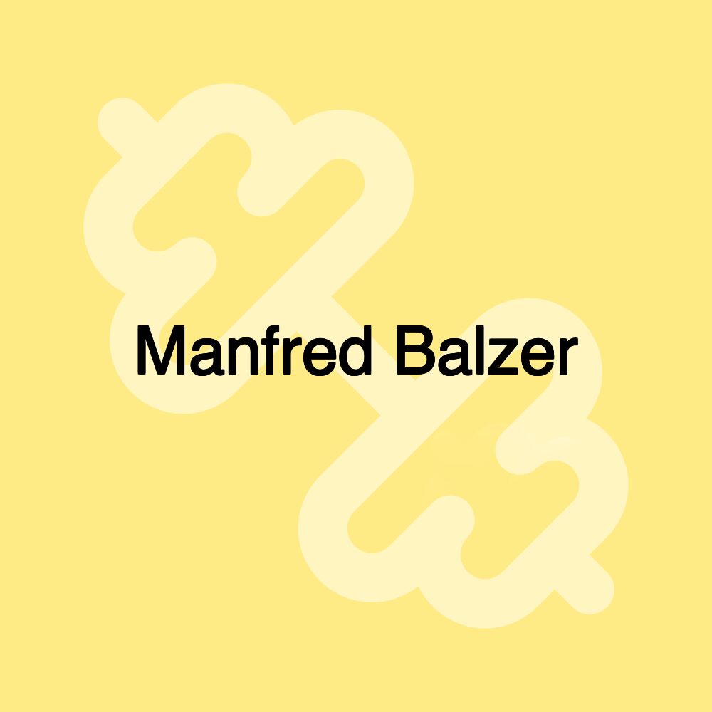 Manfred Balzer