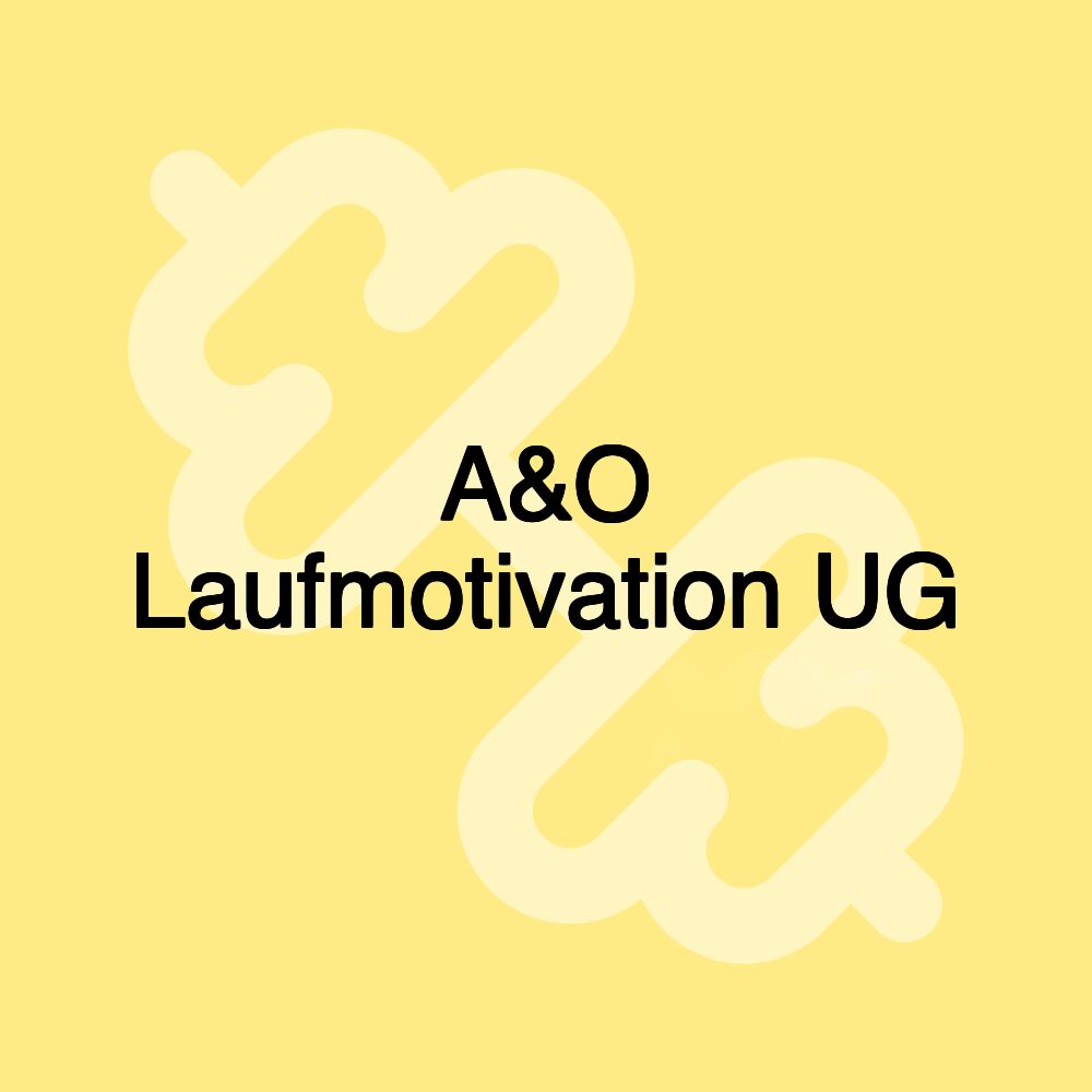 A&O Laufmotivation UG