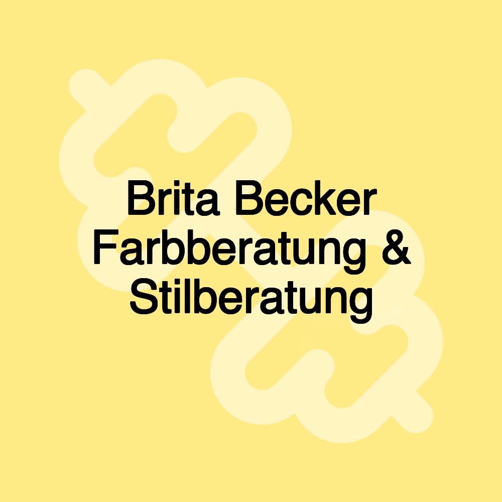 Brita Becker Farbberatung & Stilberatung