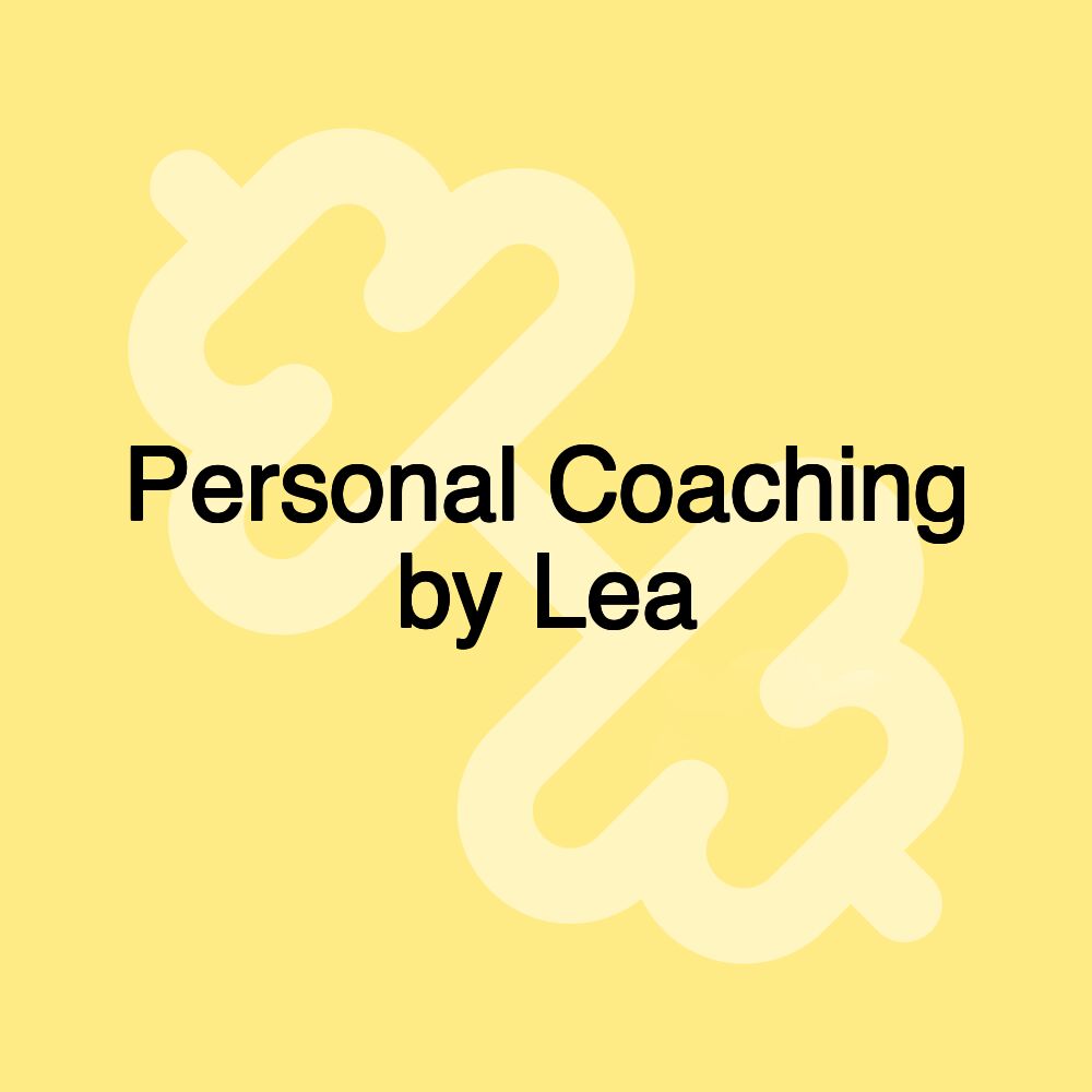 Personal Coaching by Lea