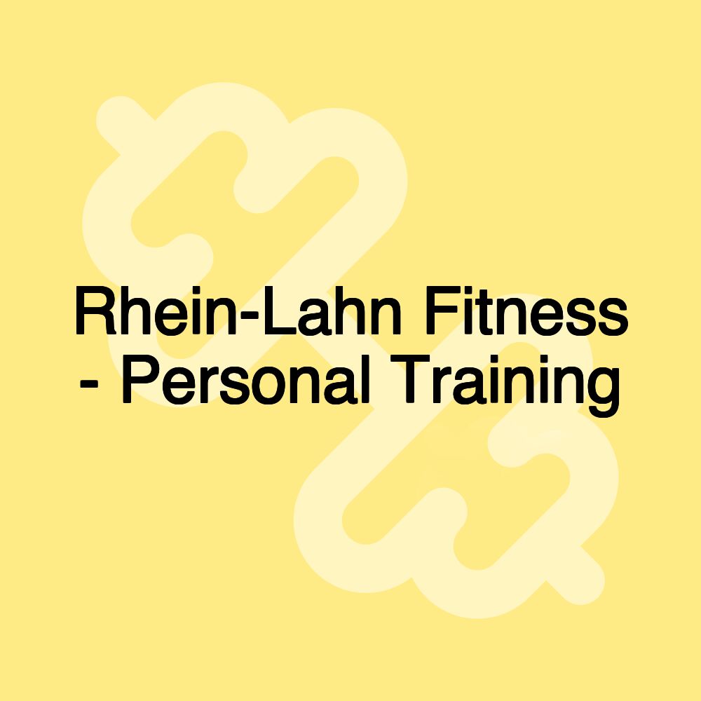 Rhein-Lahn Fitness - Personal Training