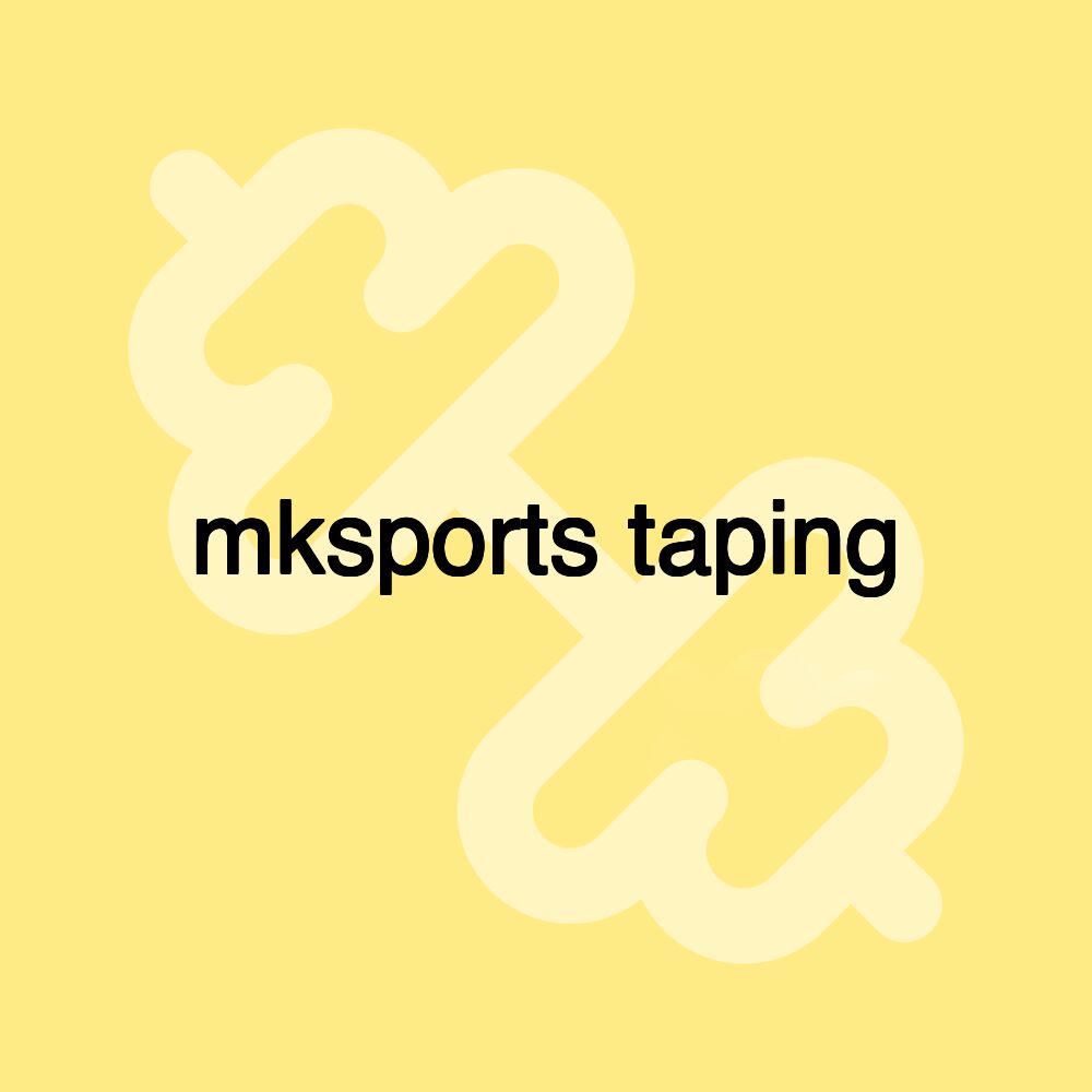 mksports taping