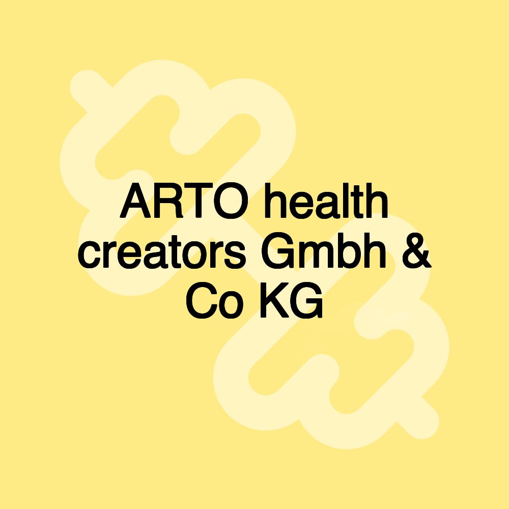 ARTO health creators Gmbh & Co KG