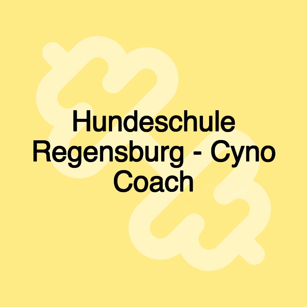 Hundeschule Regensburg - Cyno Coach