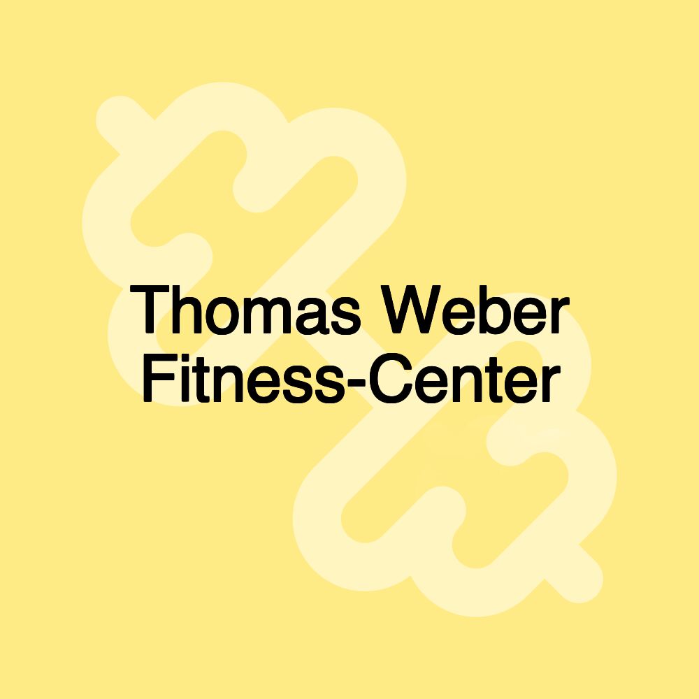 Thomas Weber Fitness-Center